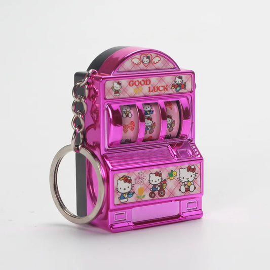 Kawaii Kitty Slot Machine Keychain🎰
